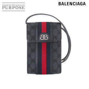 Balenciaga Gucci Hacker Project shoulder bag canvas leather black